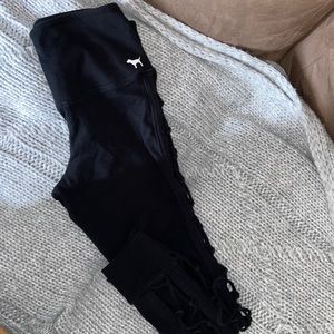 PINK Size Small Black Jogger